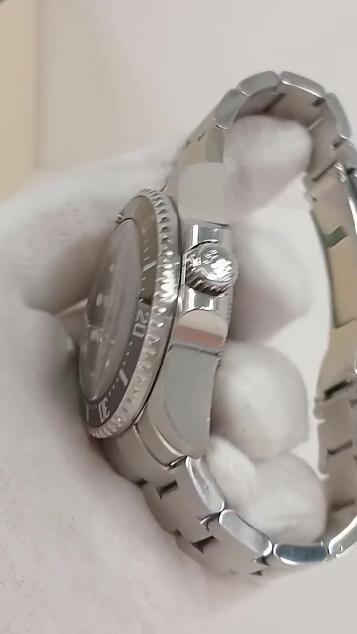 Rolex Deepsea stock 65717 — Crown side from vendor video
