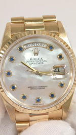 Rolex 18238NGS stock 66176 Front from vendor video