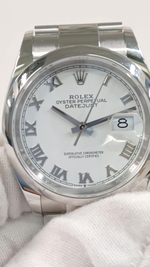 Rolex Datejust stock 66656 Front from vendor video