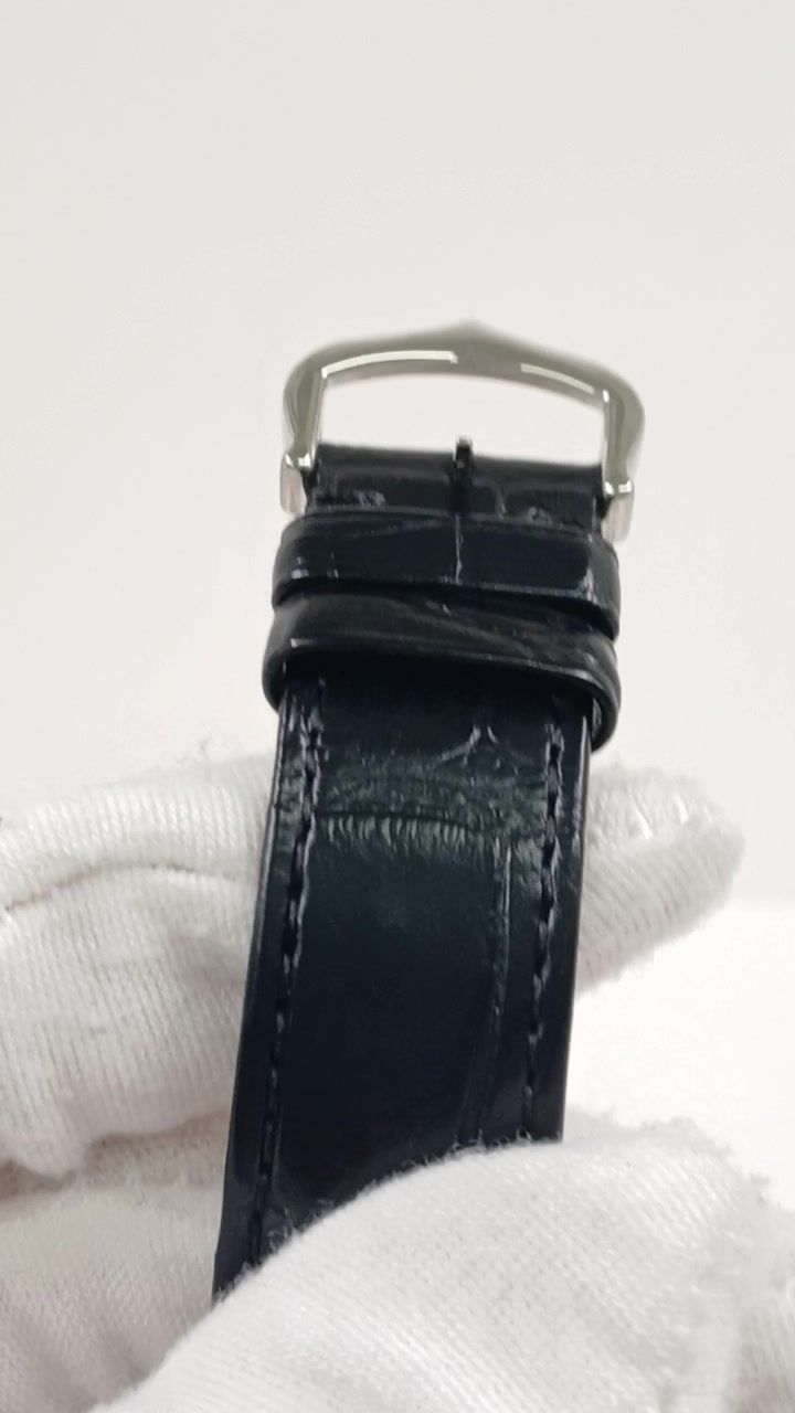 Cartier Tank Must stock 66868 — Buckle and strap from vendor video