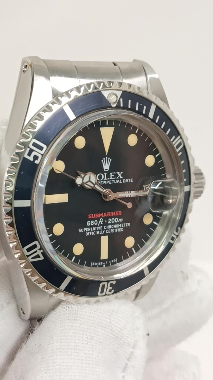 Rolex Submariner Red Ref. 1680 stock 67403 Front from vendor video