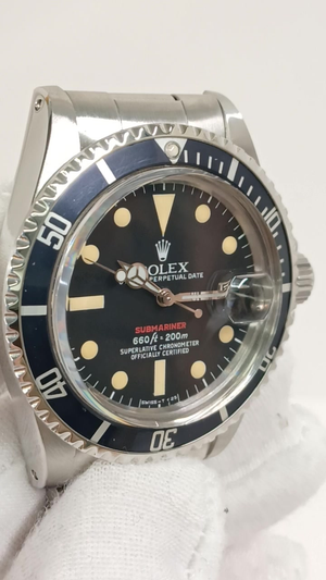 Rolex Submariner Red Ref. 1680 stock 67403 Front from vendor video