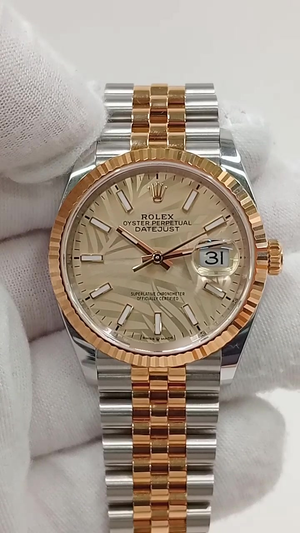 Rolex Datejust stock 67704 Front from vendor video