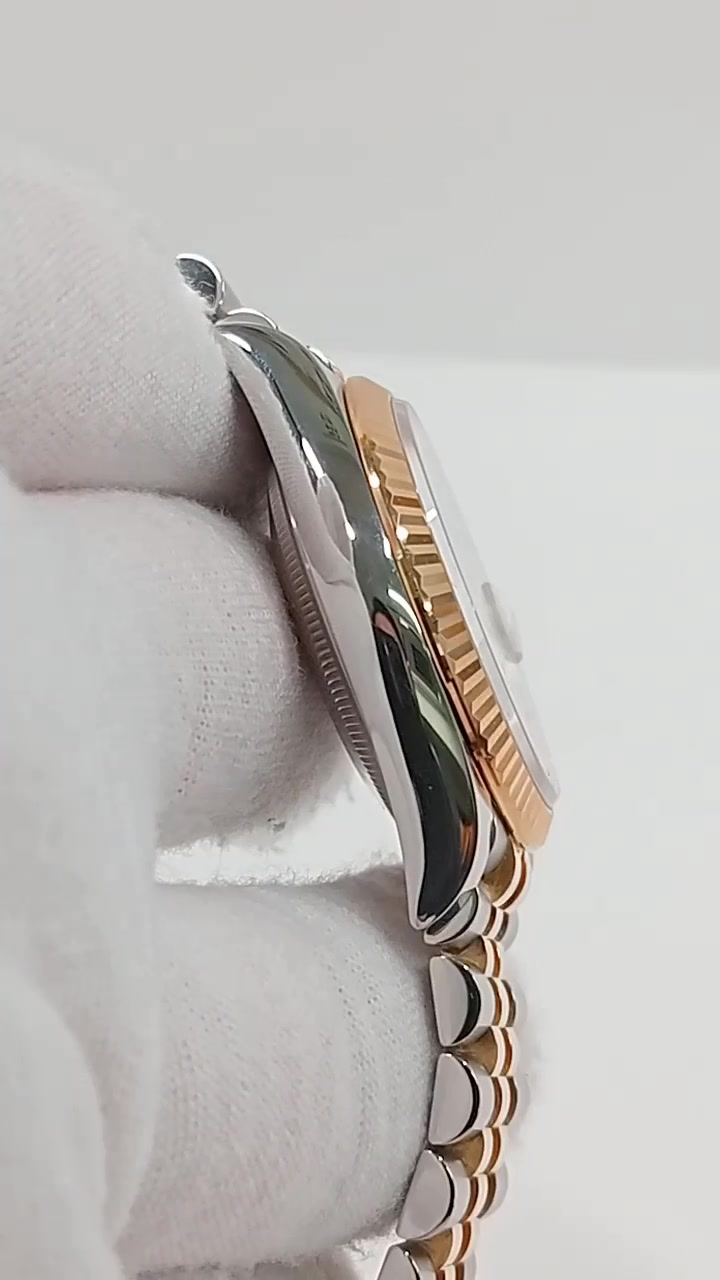 Rolex Datejust stock 67704 Case side from vendor video