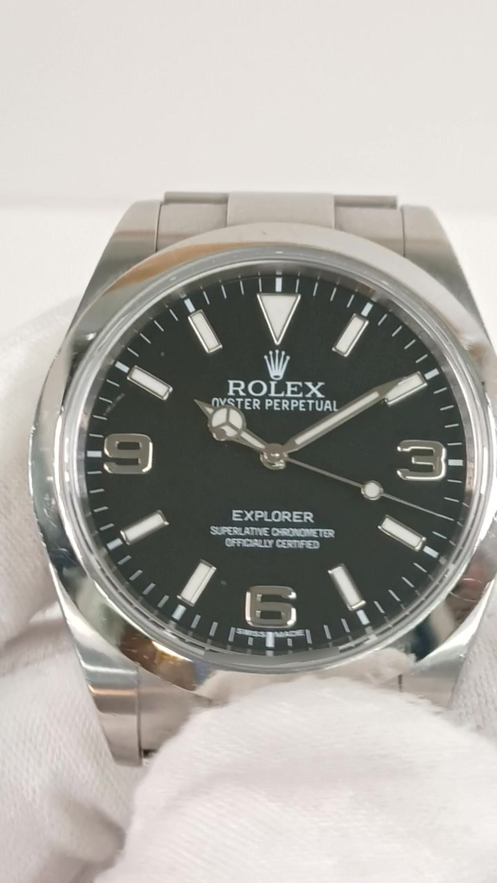 Rolex 214270 stock 67949 Front from vendor video