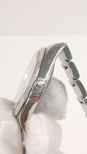 Rolex 214270 stock 67949 Crown side from vendor video