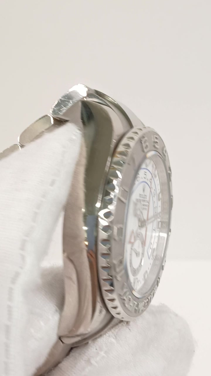 Rolex Yacht-Master II stock 68161 — Case side from vendor video