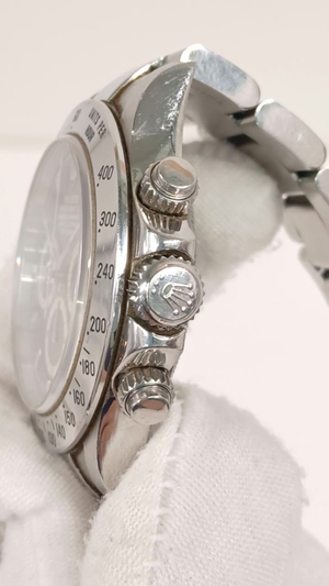 Rolex 16520 stock 68213 Crown side from vendor video