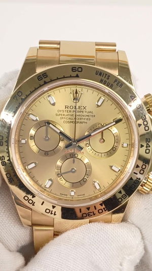 Rolex 116508 stock 68834 Front from vendor video