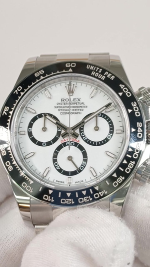 Rolex Daytona stock 69360 Front from vendor video