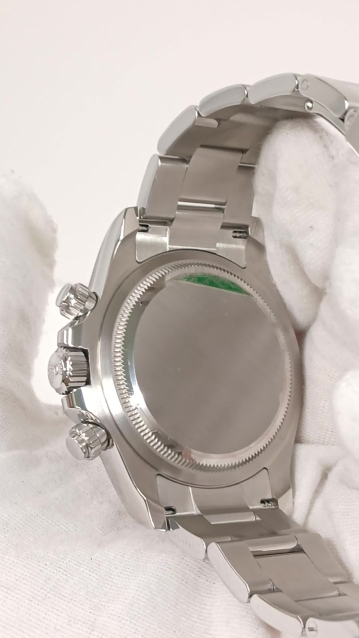 Rolex Daytona stock 69360 Caseback from vendor video