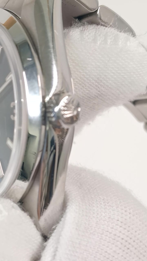 Rolex 14000M stock 69388 Crown side from vendor video