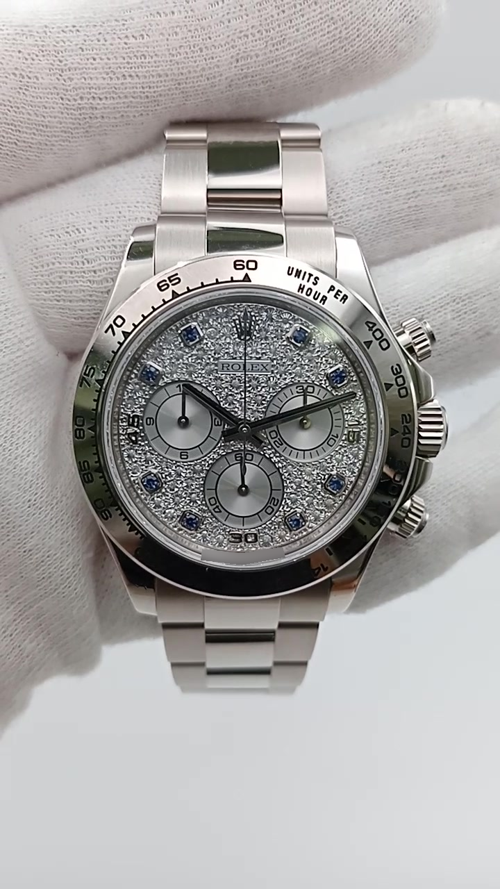 Rolex Daytona stock 70054 — Front from vendor video