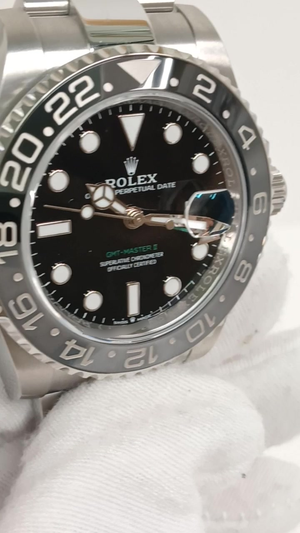 Rolex 126710GRNR stock 70866 Front from vendor video