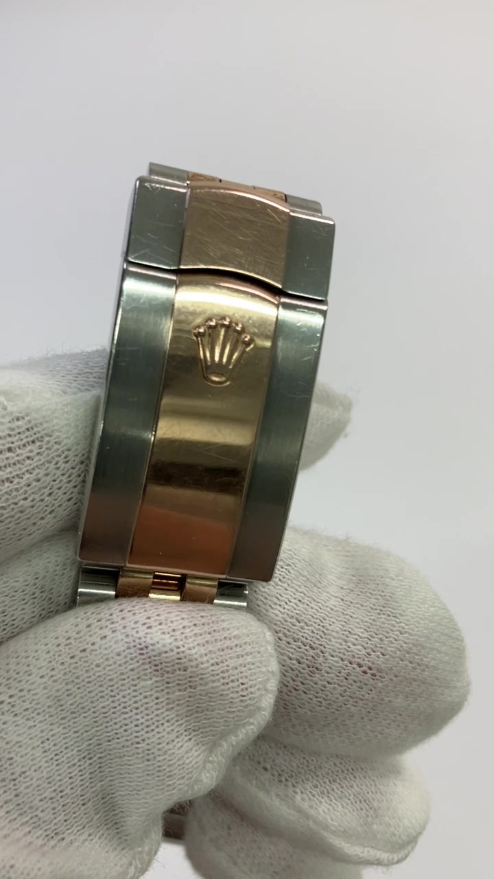 Rolex Datejust stock 70914 Clasp and bracelet from vendor video