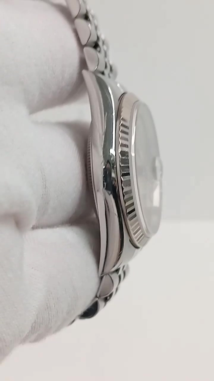 Rolex Datejust Ref 16234 stock 71992 Case side from vendor video