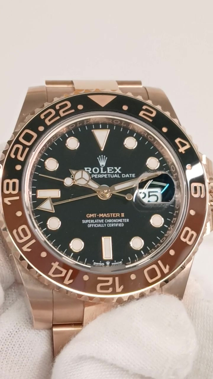 Rolex 126715CHNR stock 73024 Front from vendor video