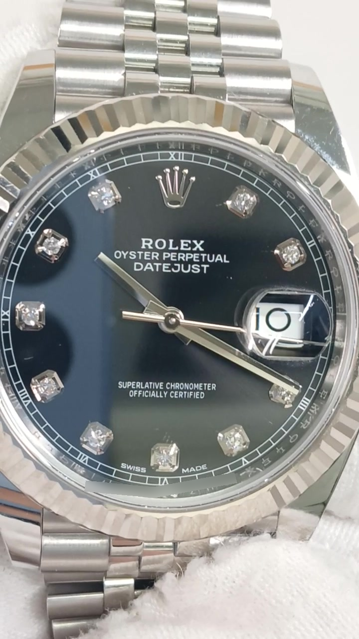 Rolex 126334 stock 73465 Front from vendor video