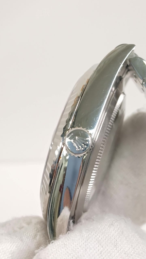 Rolex 126334 stock 73465 Crown side from vendor video