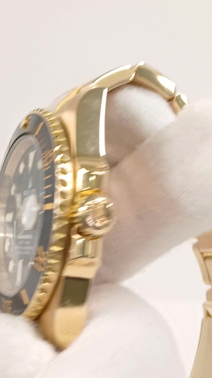 Rolex 116618LN stock 74788 Crown side from vendor video