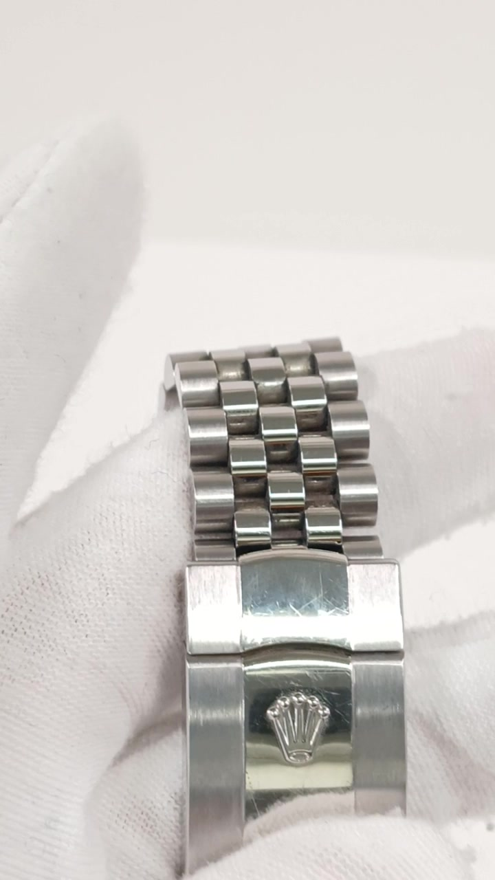 Rolex Datejust stock 75294 Clasp and bracelet from vendor video