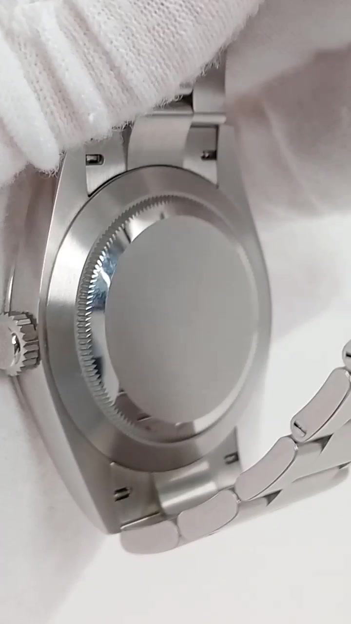 Rolex Oyster Perpetual Ref 134300 stock 75406 Caseback from vendor video