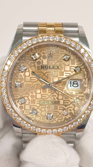 Rolex 126283RBR stock 75802 Front from vendor video