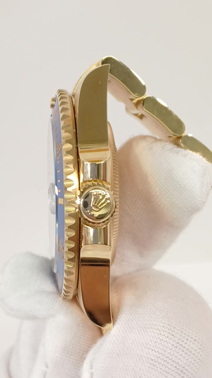 Rolex 126618LB stock 77766 Crown side from vendor video