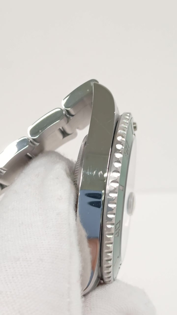 Rolex Submariner Ref 126610LV stock 78077 Case side from vendor video