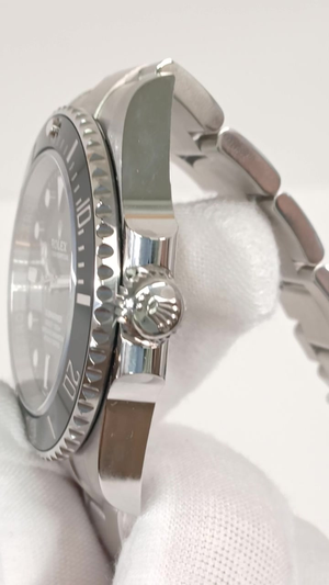Rolex 124060 stock 78617 Crown side from vendor video