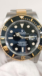 Rolex Submariner Ref 126613LN stock 78902 Front from vendor video