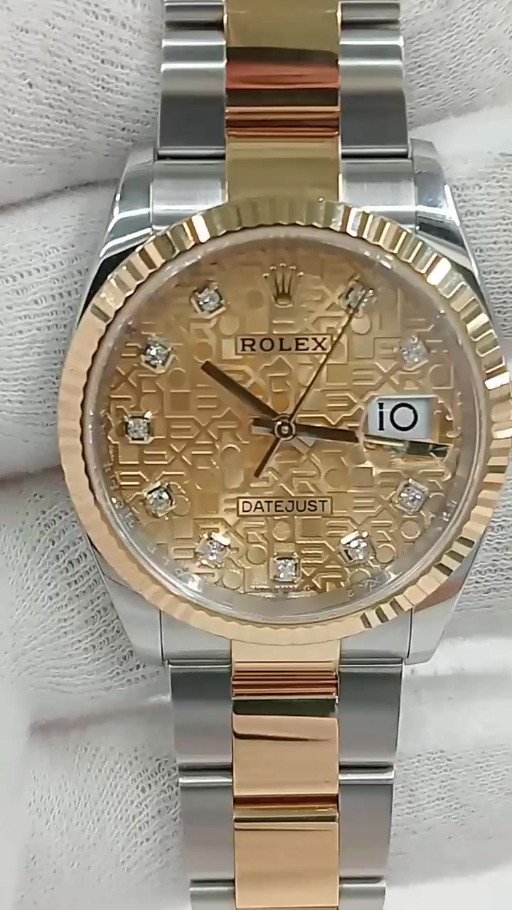 Rolex Datejust stock 79141 Front from vendor video