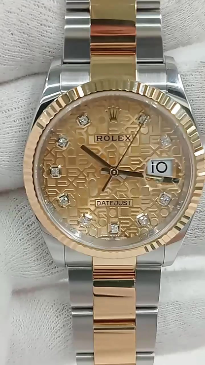 Rolex Datejust stock 79141 Front from vendor video