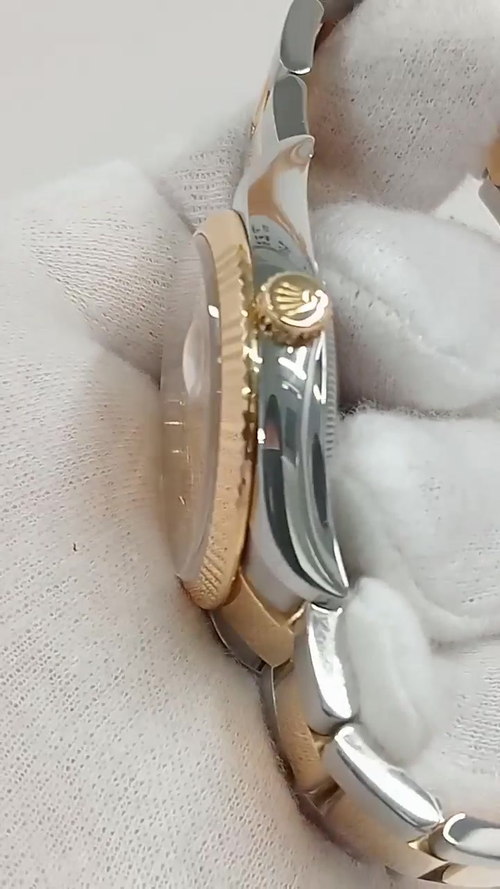 Rolex Datejust stock 79141 Crown side from vendor video