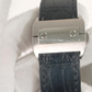 Cartier Santos stock 79281 — Buckle and strap from vendor video