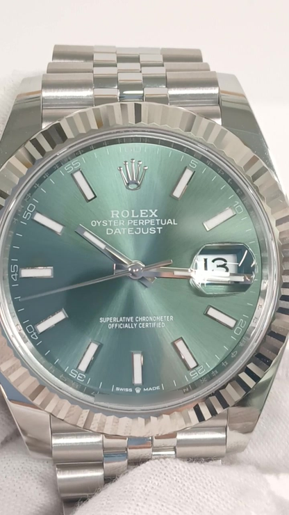 Rolex 126334 stock 80801 Front from vendor video