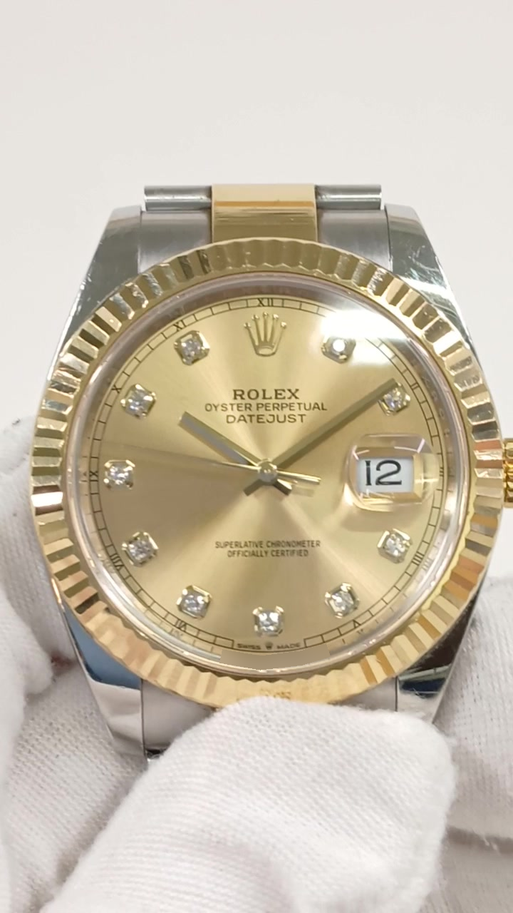 Rolex Datejust stock 80814 Front from vendor video