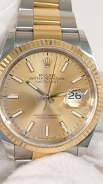 Rolex Datejust stock 81006 Front from vendor video