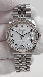 Rolex Datejust Ref 16234 stock 81305 Front from vendor video