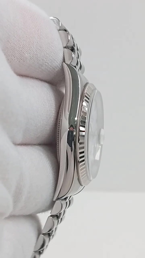 Rolex Datejust Ref 16234 stock 81305 Case side from vendor video