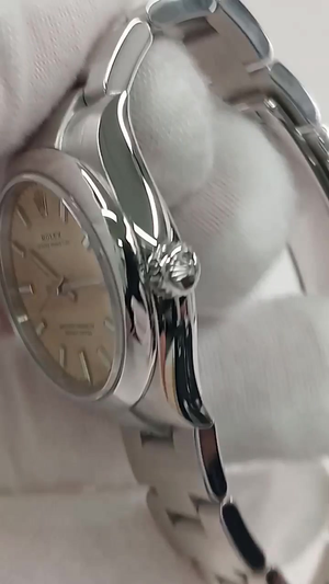Rolex 277200 stock 81947 Crown side from vendor video