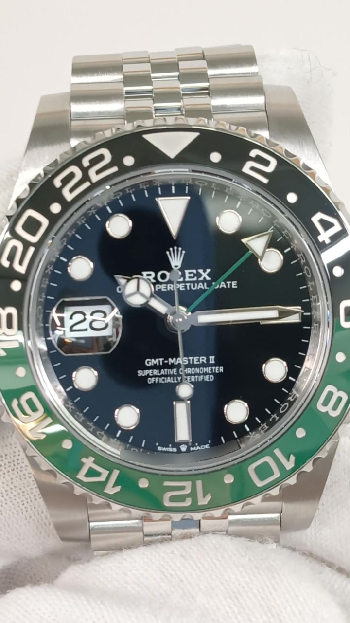 Rolex GMT-Master II Ref 126720VTNR stock 82013 Front from vendor video