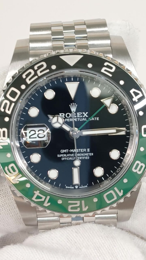 Rolex GMT-Master II Ref 126720VTNR stock 82013 Front from vendor video