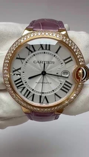 Cartier Ballon Bleu stock 82319 — Front from vendor video