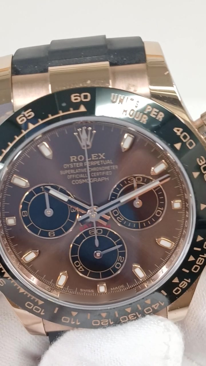 Rolex 116515LN stock 82583 Front from vendor video