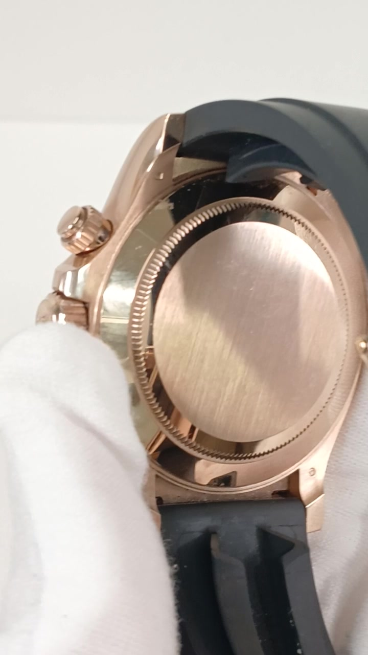 Rolex 116515LN stock 82583 Caseback from vendor video