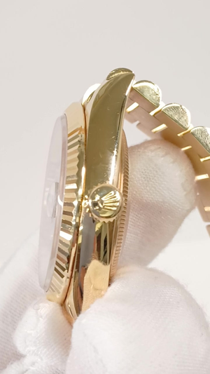 Rolex 128238A stock 83181 Crown side from vendor video