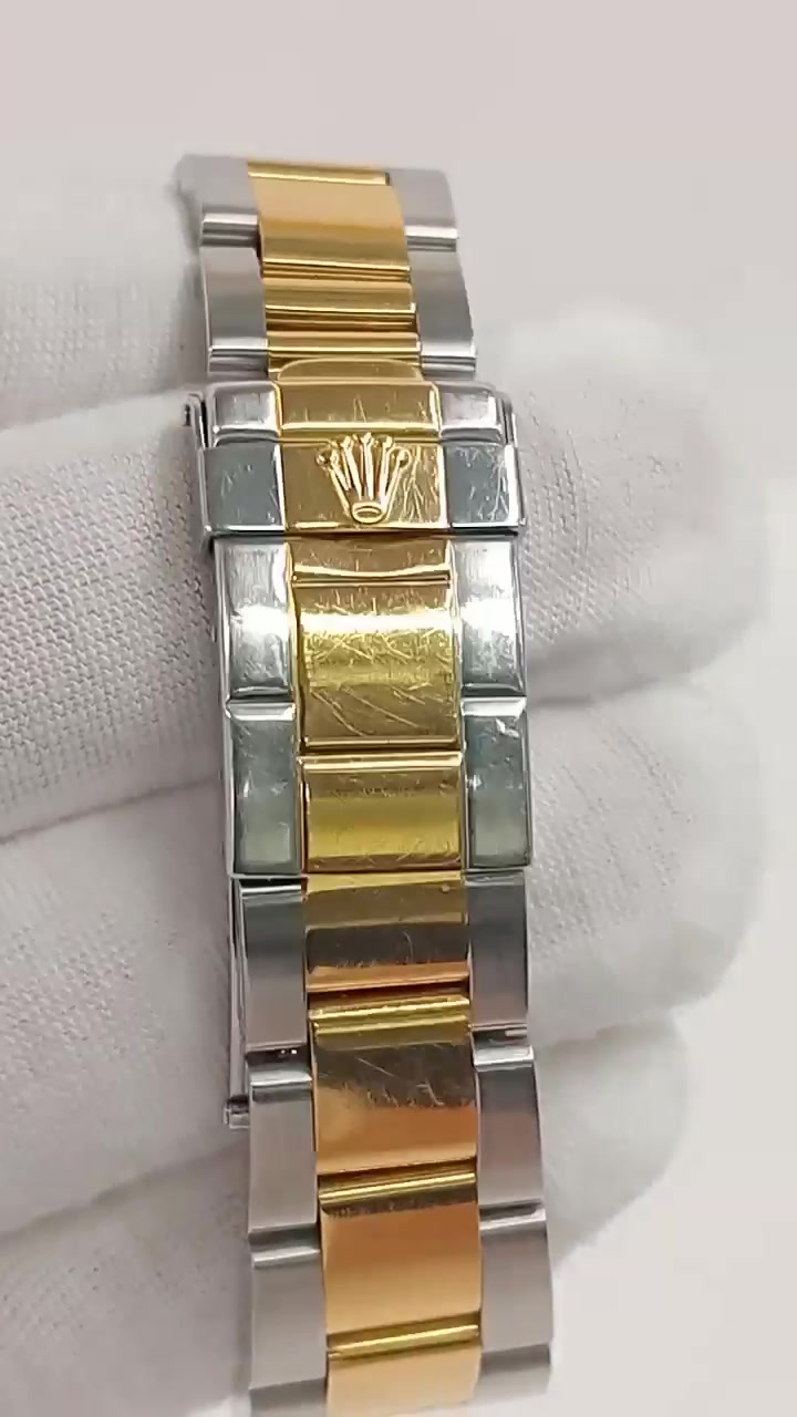 Rolex Daytona Ref. 16523G stock 83361 Clasp and bracelet from vendor video