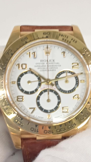 Rolex 16518 stock 84189 Front from vendor video