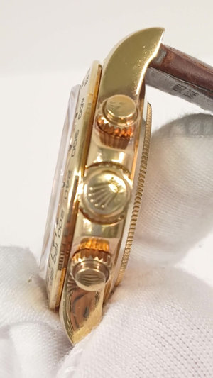 Rolex 16518 stock 84189 Crown side from vendor video